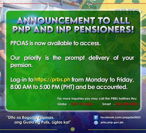 ppoas prbs pensioner login|PNP monitors pensioners through buddy system with active .